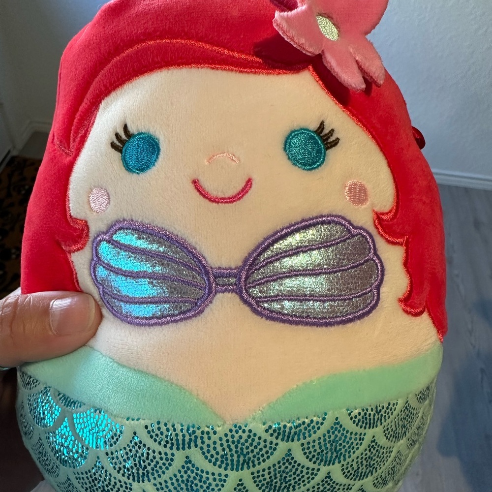 NWT Disney Squishmallows Ariel Plushy